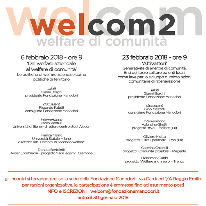 Welcom 2 - Welfare Di Comunità - E35